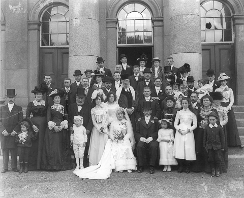 Foto: Hochzeitsgesellschaft 1901